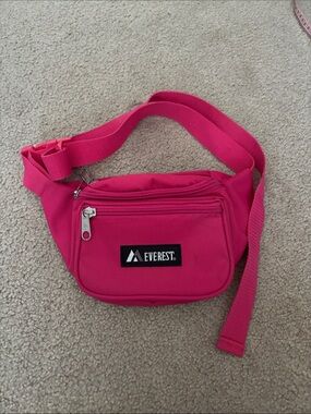 Everest Pink Compact Waist Bag - Hands-Free Crossbody
